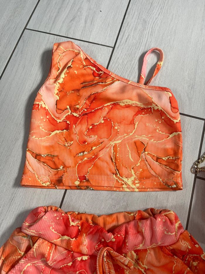 Ensemble été fille 10 ans avec sac à main - photo numéro 3