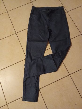 Pantalon bleu irisé 38/40