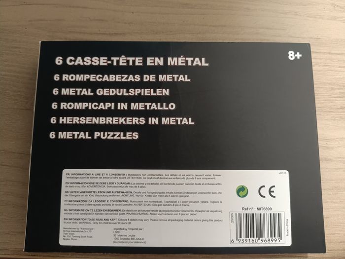 Jeux de casse tête en métal - photo numéro 2