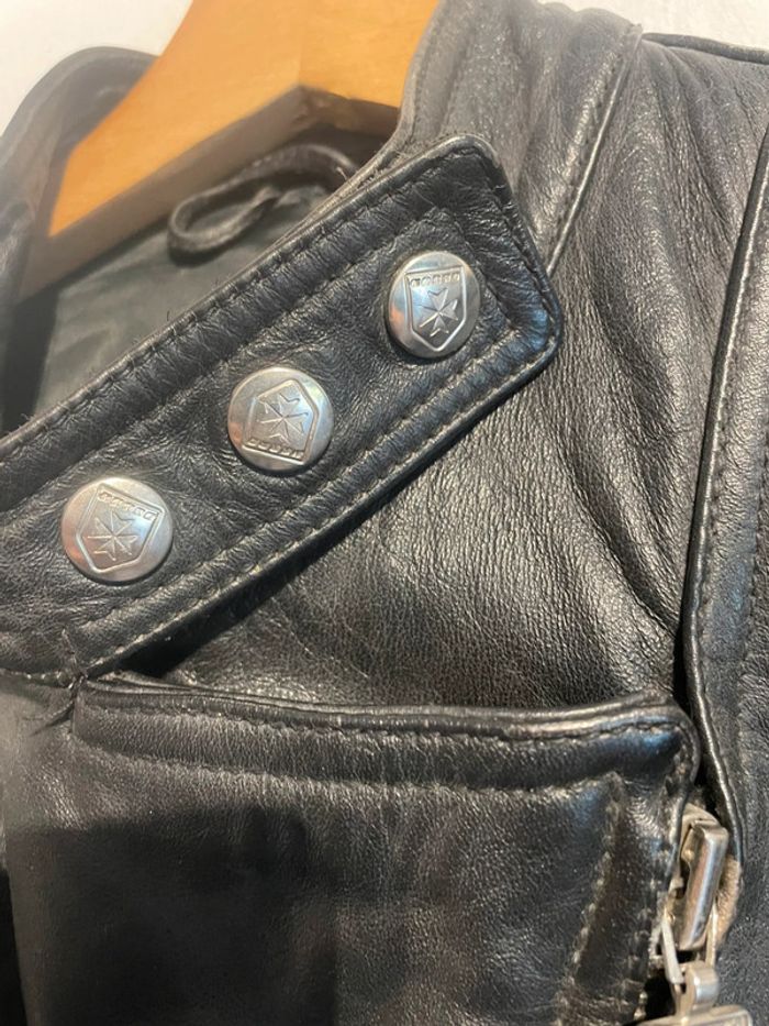 Veste style perfecto Moto vintage Harro - photo numéro 3