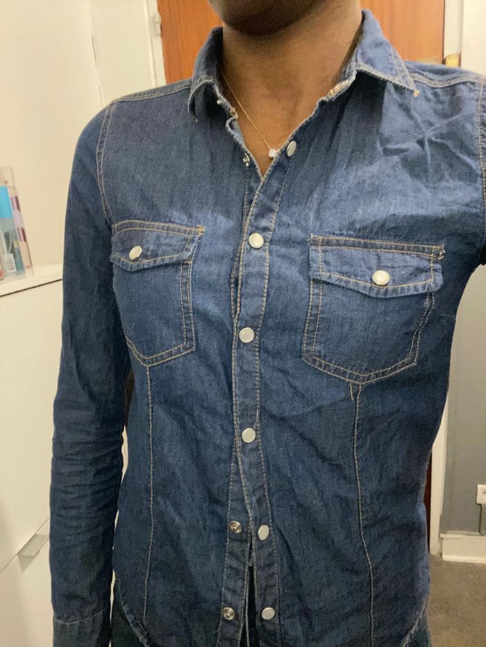 Chemisier en denim - photo numéro 3