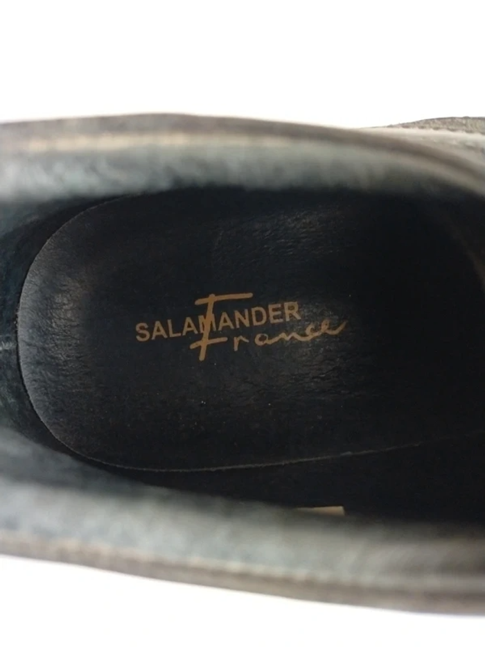 🔥 Baskets hautes Salamander en cuir – Taille 42 🔥 - photo numéro 4