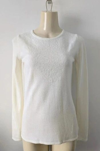 Pull avec paillettes - Damart - taille 34/36