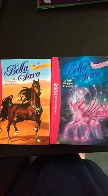 2 livres collection bibliothèque rose ( Belle Sara,)