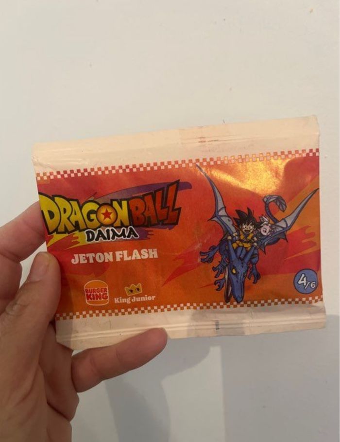 Jeton flash dragon ball z Burger King
