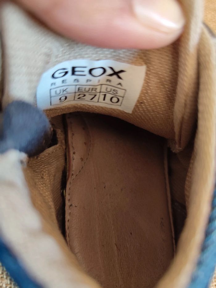 Bottines en cuir zippées et à lacets Geox en 27 (EU) - photo numéro 7