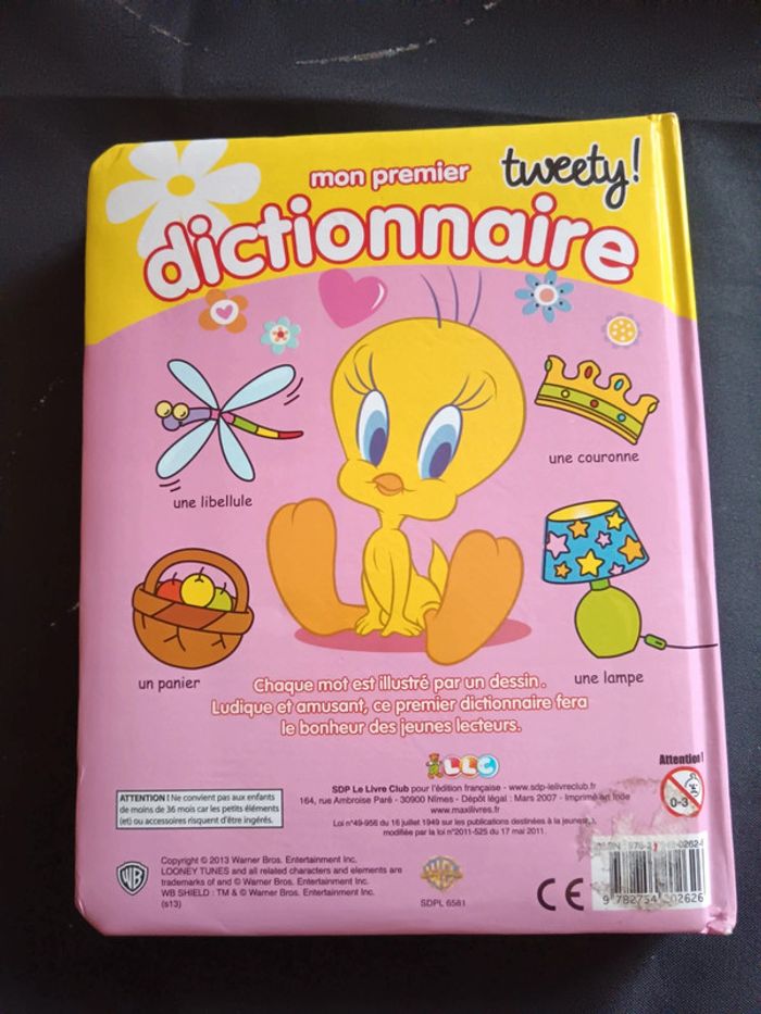 Livre mon premier dictionnaire titi - photo numéro 3