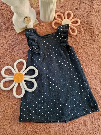 Robe bleue marine Kiabi_3ans