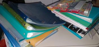 Lot fournitures scolaires