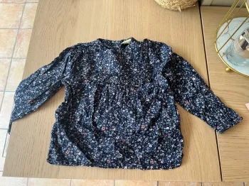 Blouse 24 mois fleurie
