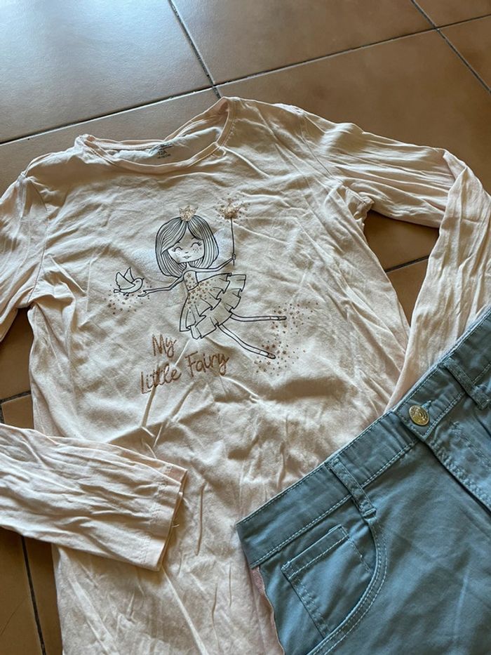 Lot jupe + t shirt fille 12 ans - photo numéro 8