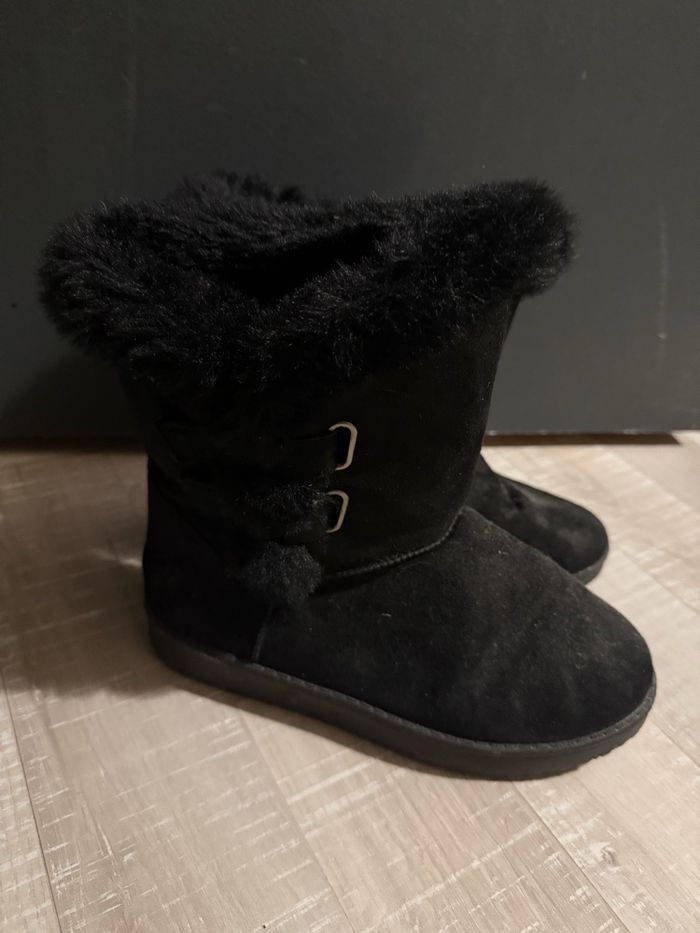 Botte noir fourrure taille 38 - photo numéro 2