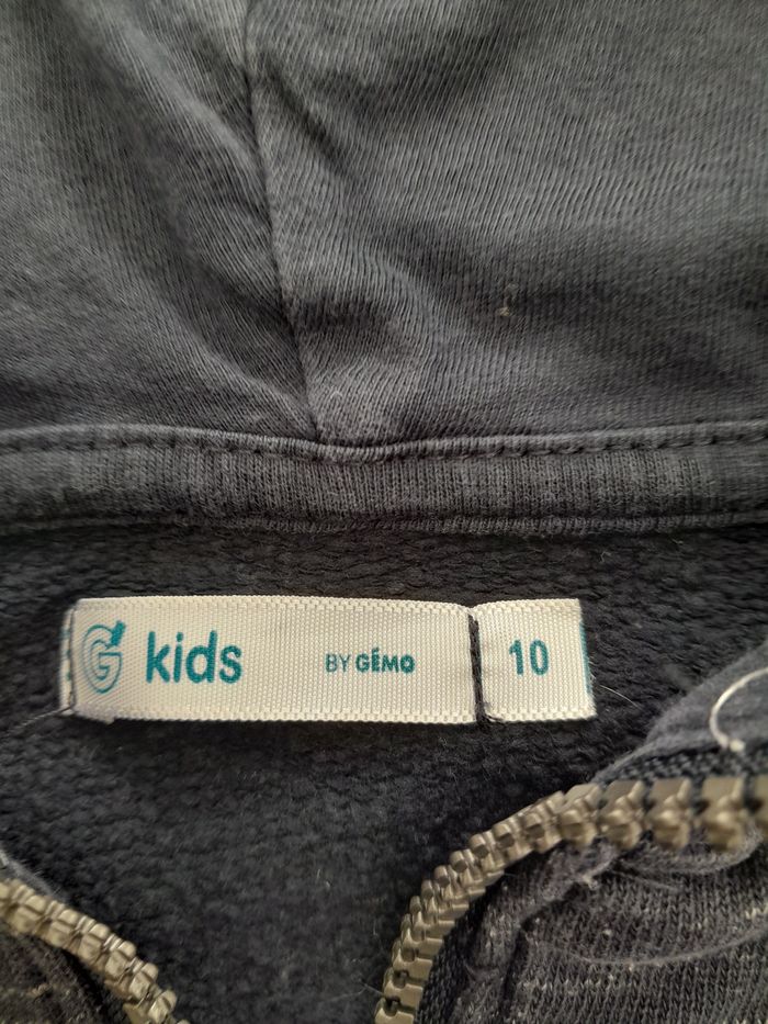 Gilet sweat à capuche garcon 10 ans - photo numéro 6