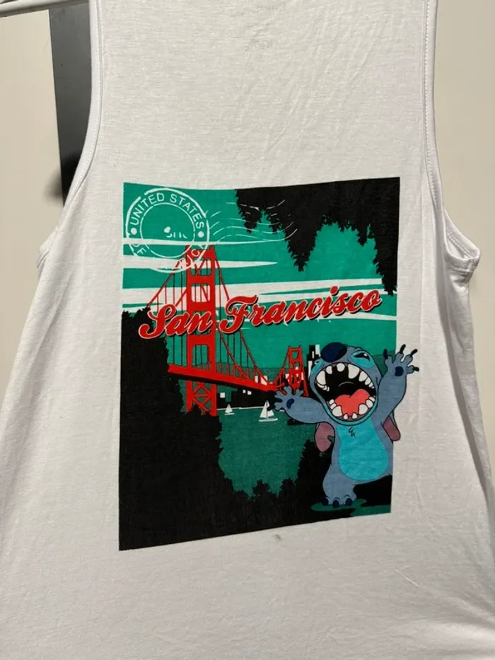 Tee shirt de pyjama stitch San Francisco Undiz S - photo numéro 4