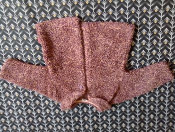 Veste à bouclette rose/mauve de Absorba 6 mois