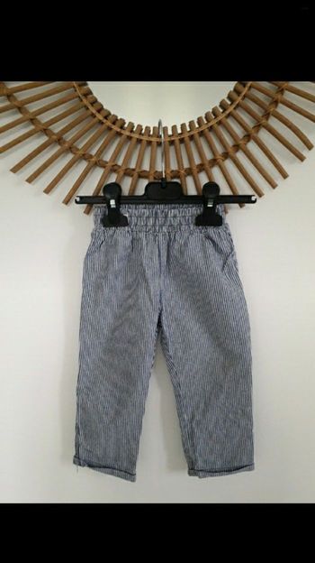 Pantalon rayures 18mois