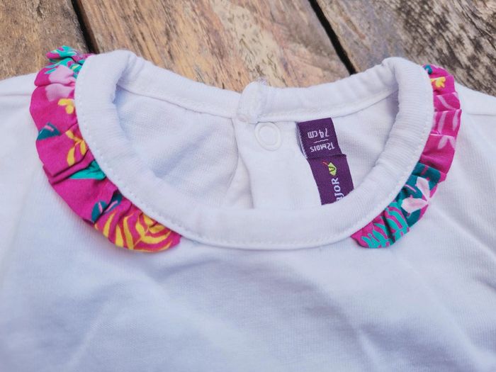 Magnifique ensemble 4 pièces Sergent Major, robe+ culotte+ tee-shirt+ bandeau, 12 mois (1ans) - photo numéro 8