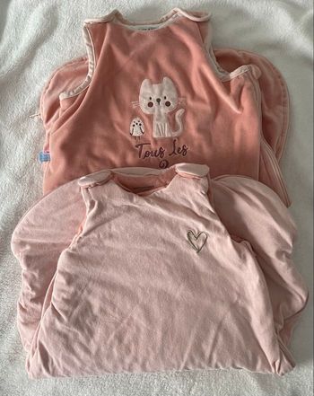 Lot de 2 Gigoteuse hiver 0/6mois 