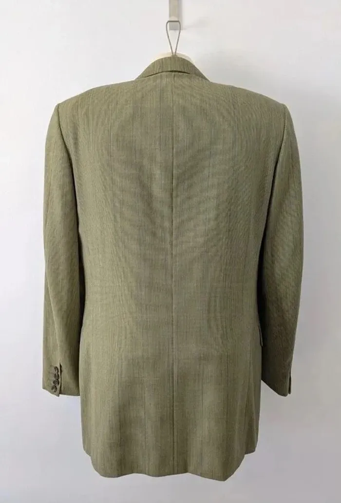 Veste à carreaux vintage - Lanvin Paris - 100% laine vierge - taille M - photo numéro 3