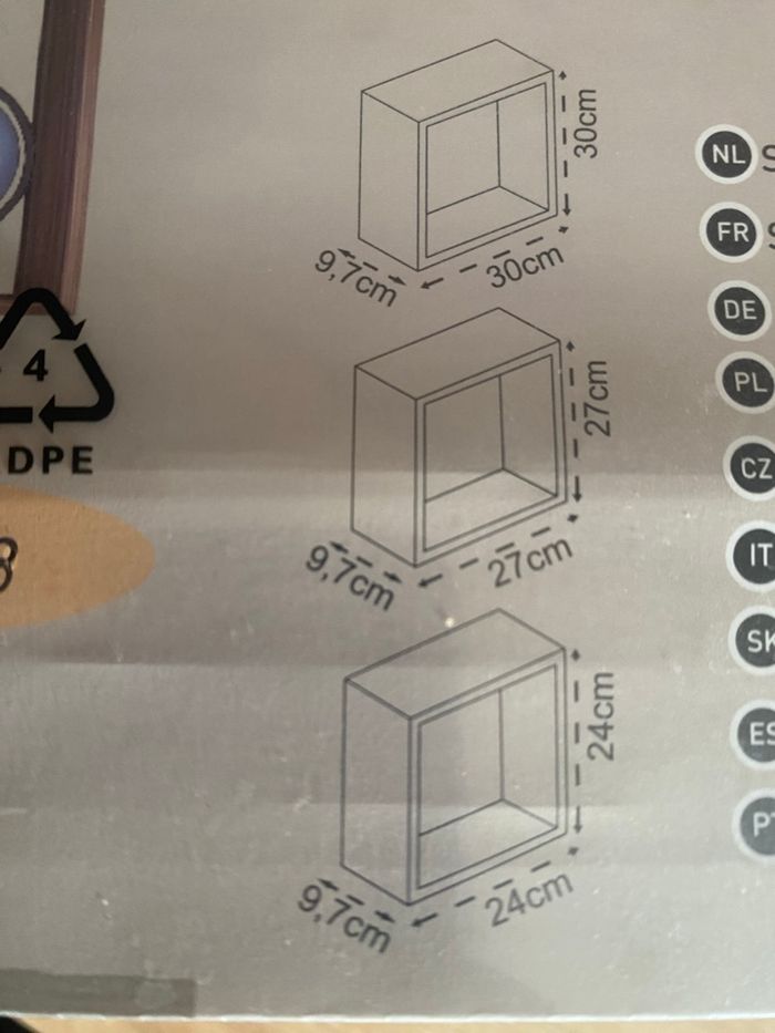 Lot de 3 étagères neuves - photo numéro 3