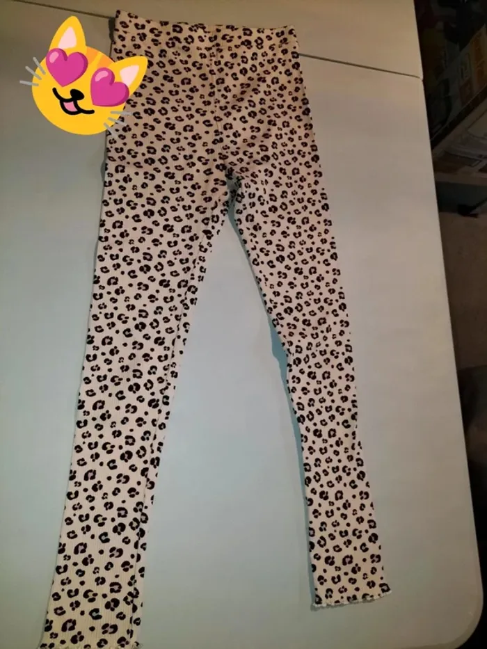 Pantalon léopard Kiabi 12 ans