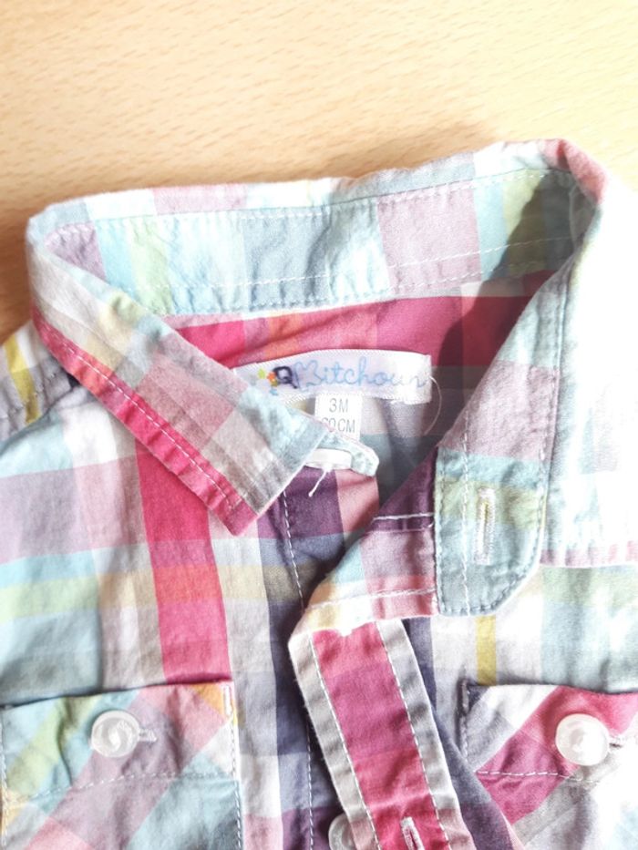 Chemise manches courtes 3 mois - photo numéro 3