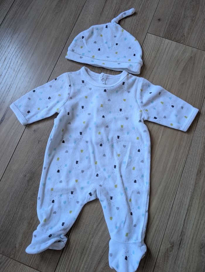 Lot de 2 pyjamas grenouillères - photo numéro 2