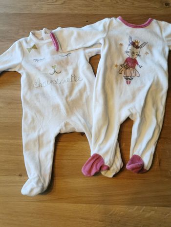 Lot de 2 pijamas fille