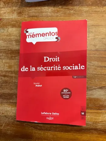 Livre droit de la sécurité sociale