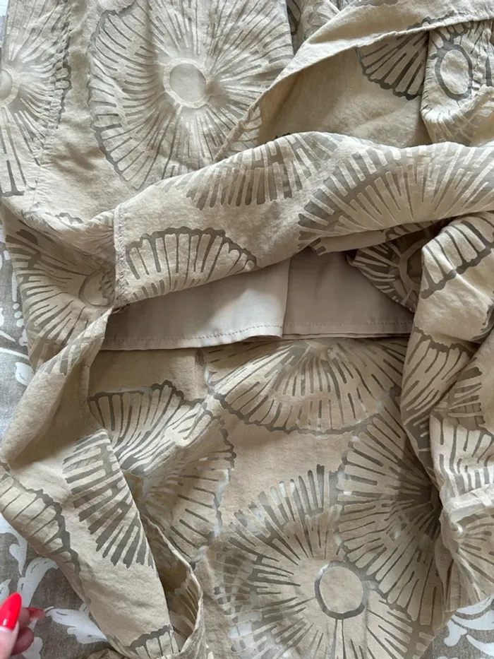 Robe trend beige blanc taille 38 - photo numéro 7