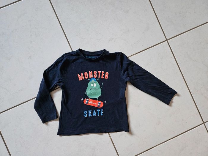 T-shirt ml garçon 3/4 ans U35 - photo numéro 2