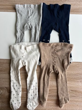 Lot collant fille 6-9 mois