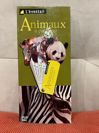 Livre éventail animaux