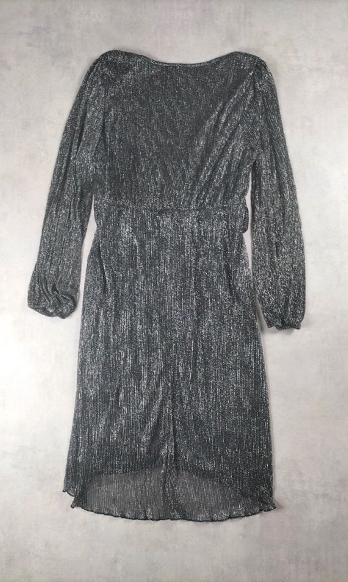 Robe Shein Curve 1XL – Effet métallisé argenté - photo numéro 3