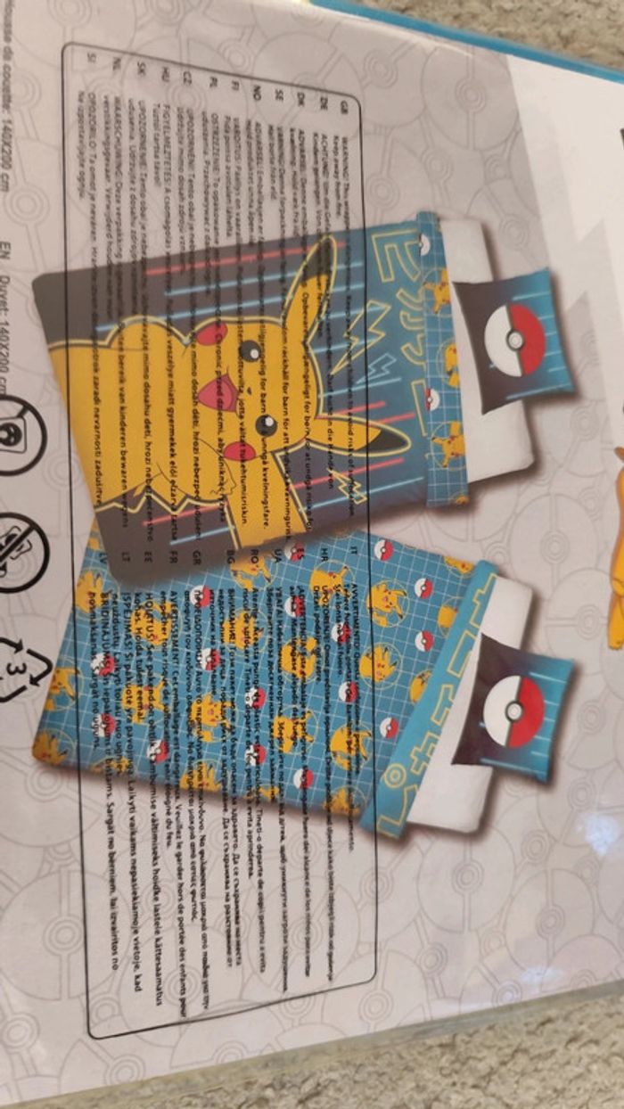 Parure de lit Pikachu - photo numéro 4