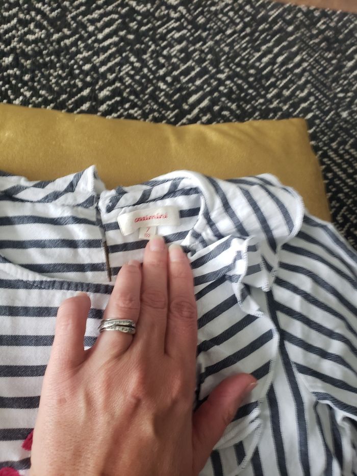 Blouse fille 7 ans catimini - photo numéro 3