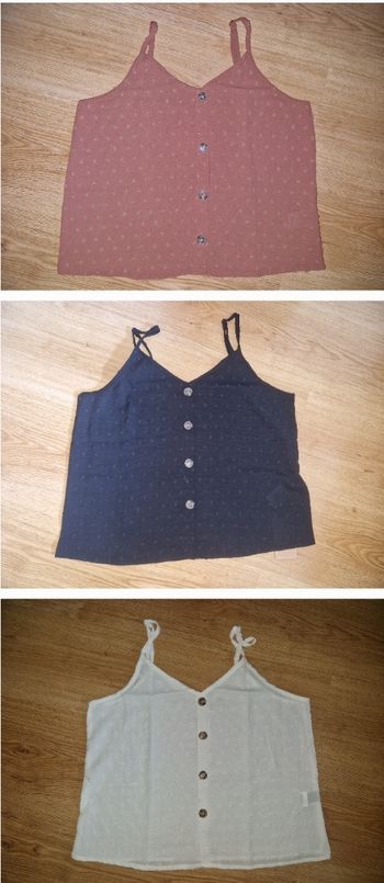 Lot de 3 débardeurs Shein taille S TBE