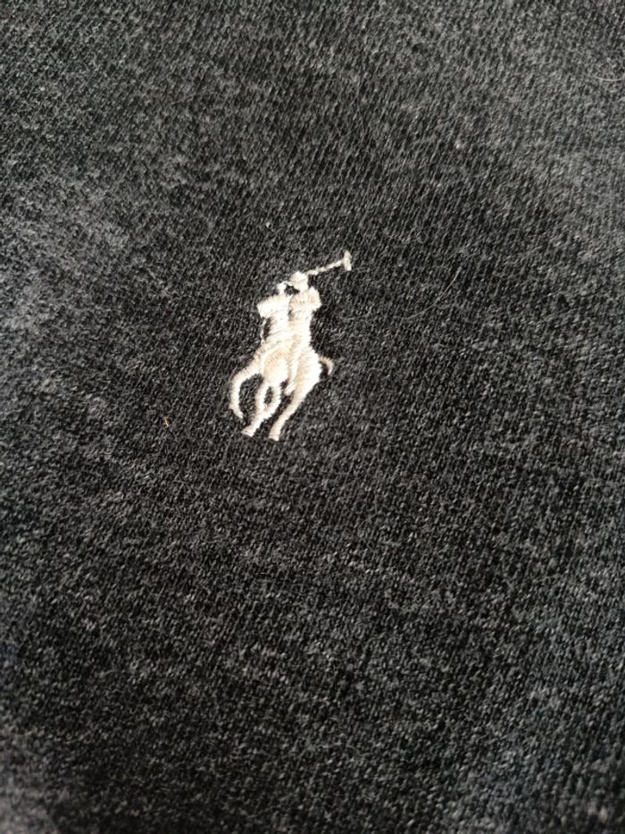 Sweat zip Ralph lauren gris - photo numéro 3