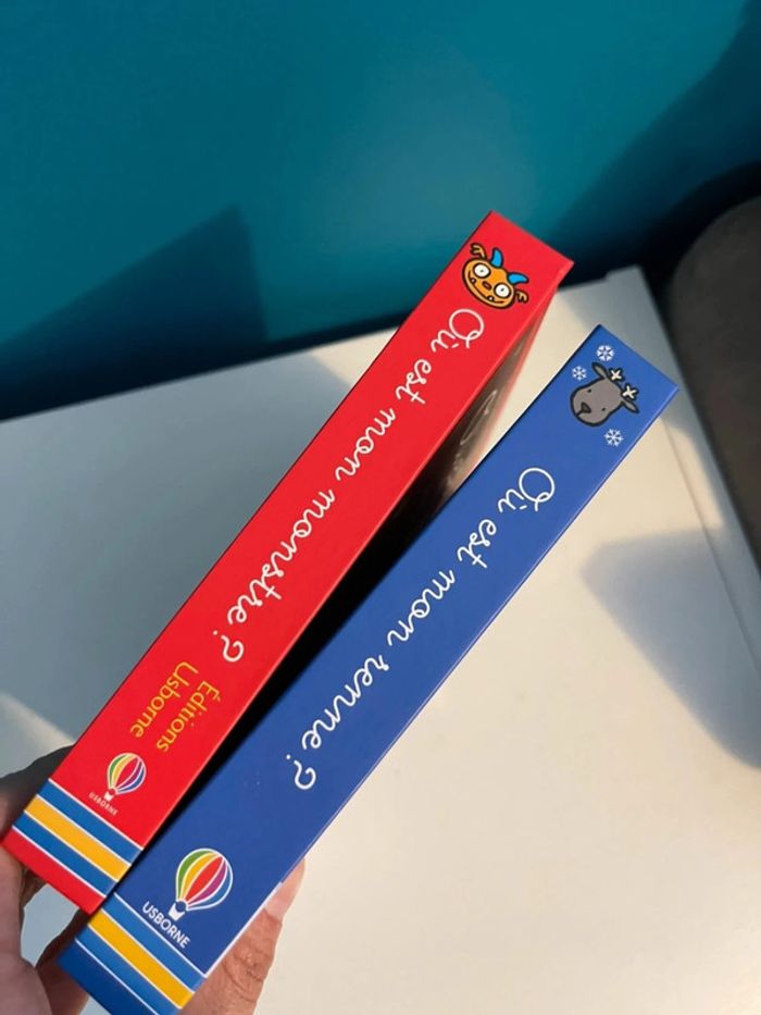 2 livres bébé à toucher les tours doux usborne les NEUFs - photo numéro 2