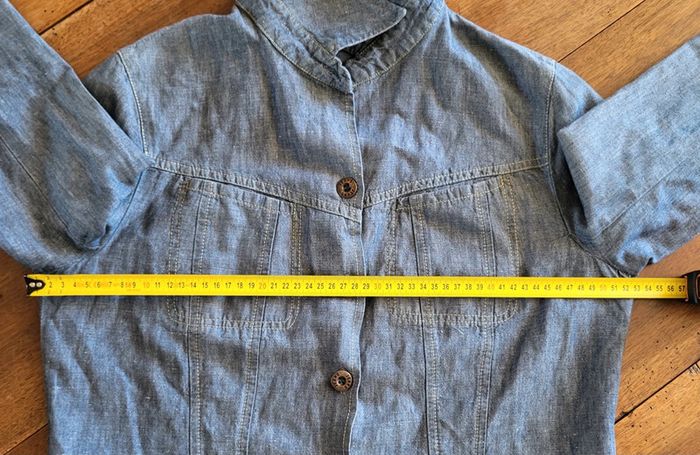 Veste en jean légère bleue Yugane Taille 40 42 - photo numéro 15