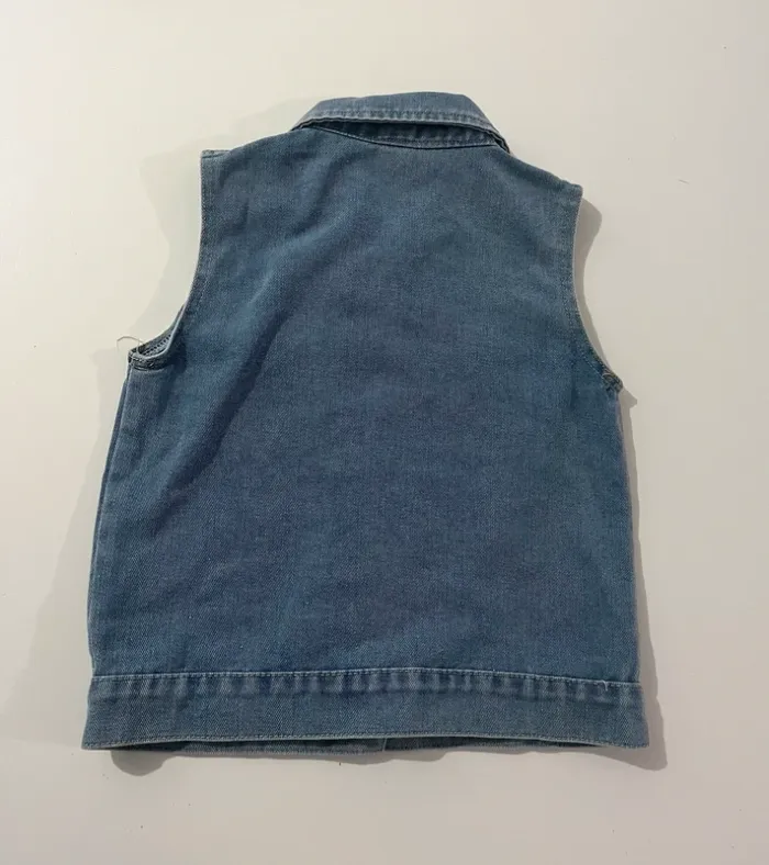 Veste en jeans sans manches - 5 ans - Shein - photo numéro 2