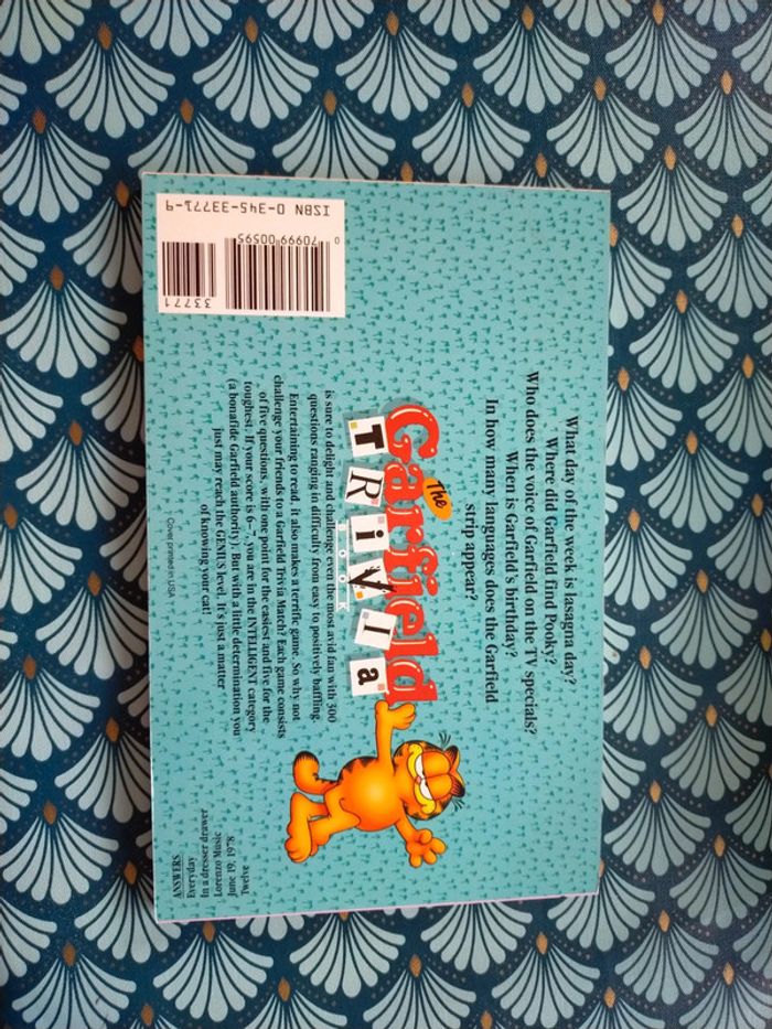 Garfield trivia Book - photo numéro 2