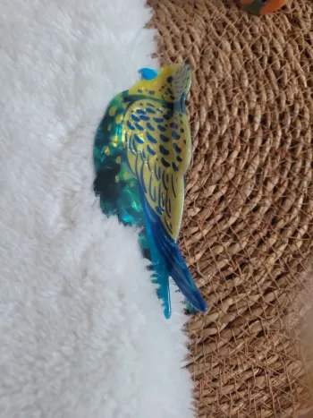 Pince a cheveux l oiseau bleu.