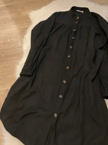 Chemise longue noir