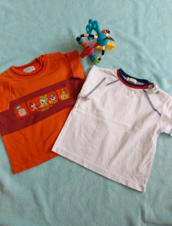 Lot de 2 Tee-shirt taille 12 mois