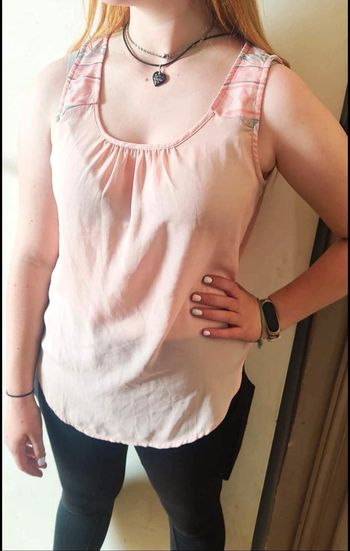 Débardeur rose taille s/m