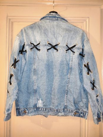 Veste jean à lacet S Daysie