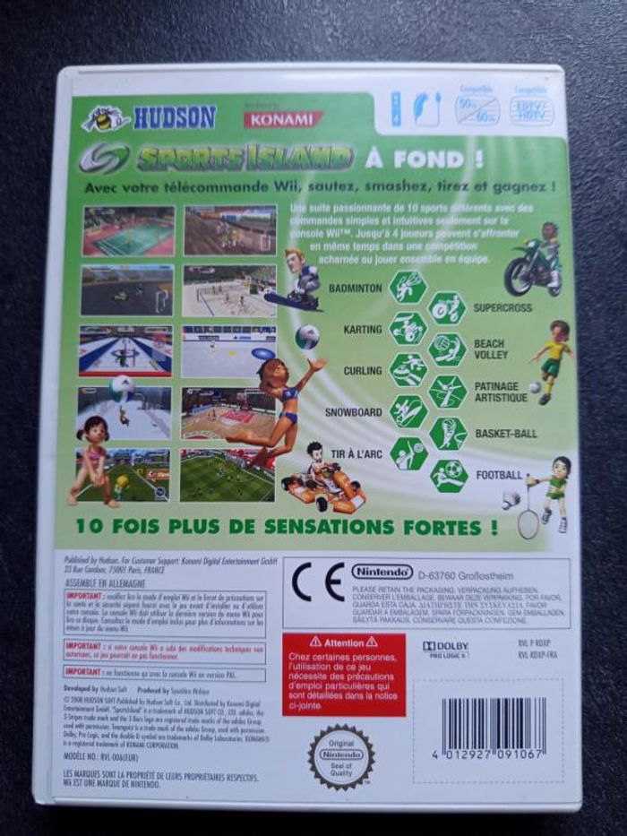 Nintendo - WII - Sports island - photo numéro 2