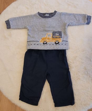 Ensemble garçon taille 6 mois