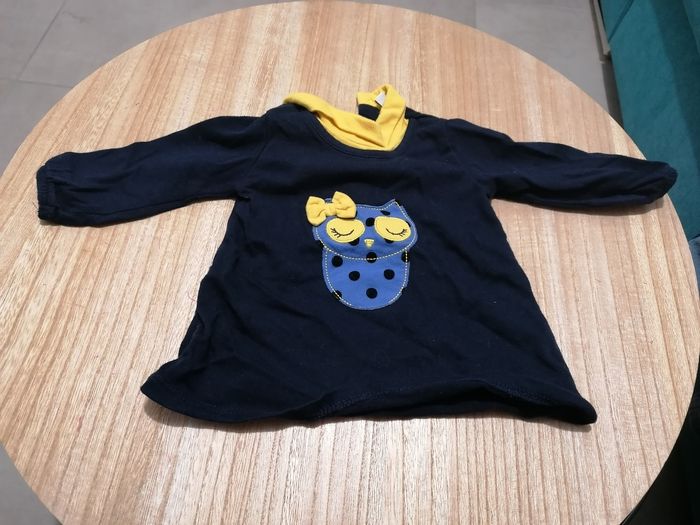Lot t-shirt ML 6mois - photo numéro 4